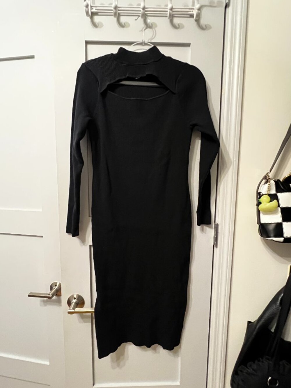 Cut Out Sweater Dress